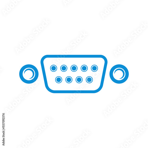 Computer port icon design