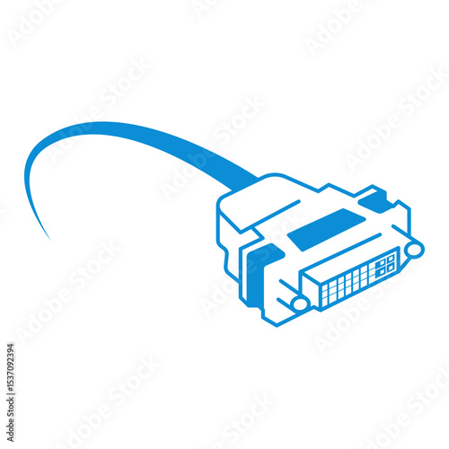 Computer port icon design