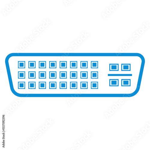 Computer port icon design