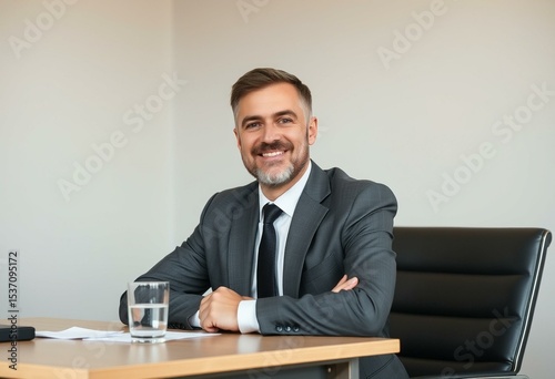 Male financial advisor in a professional setting