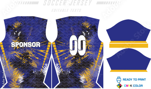 Sport jerseys abstract texture background for racing jersey, downhill, cycling, football, gaming. Sublimation printing jersey design
