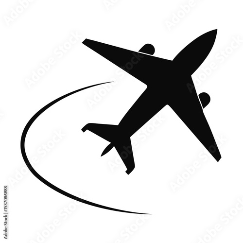 airplane icon vector