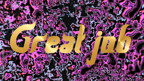 Digitally generated image: Said praise 