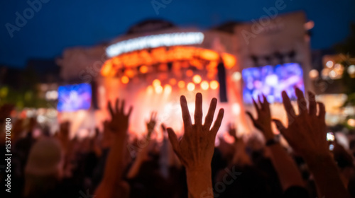 Concert Music Hands in the Air
