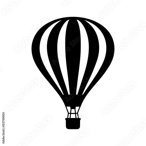 hot air balloon. Vector illustration