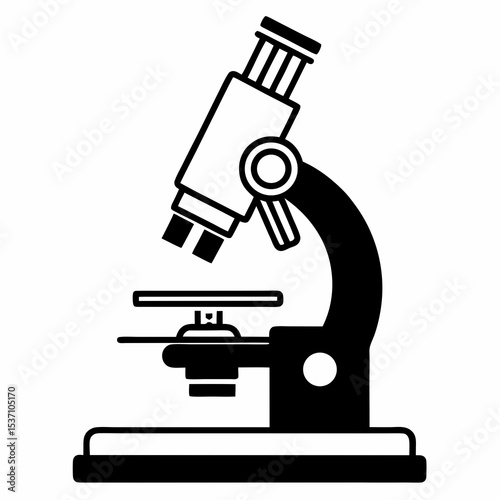 Science Microscope Lab Equipment Silhouette