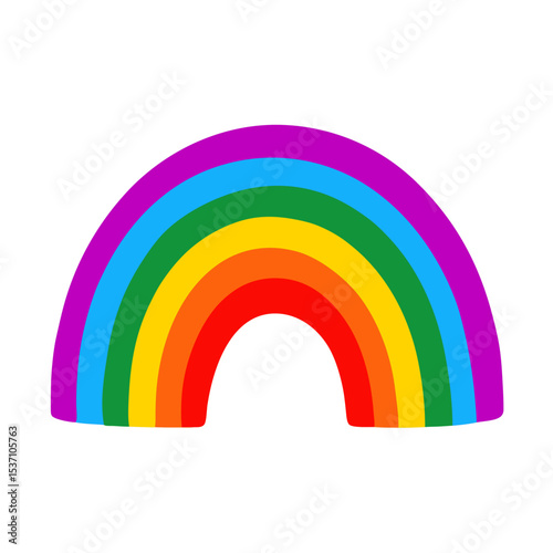 Classic LGBTQ Pride Rainbow Arc
