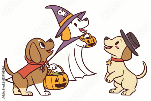 Funny Dogs in Halloween Costumes
