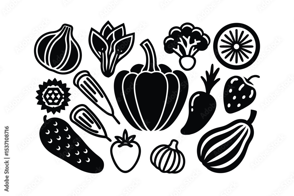 Fototapeta premium fruit and vegetables