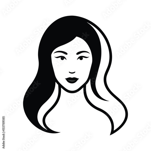 girl with long hair