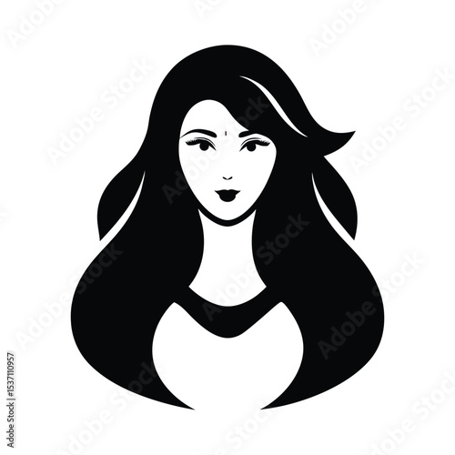 girl with long hair