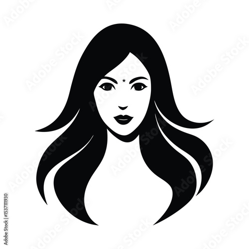 girl with long hair