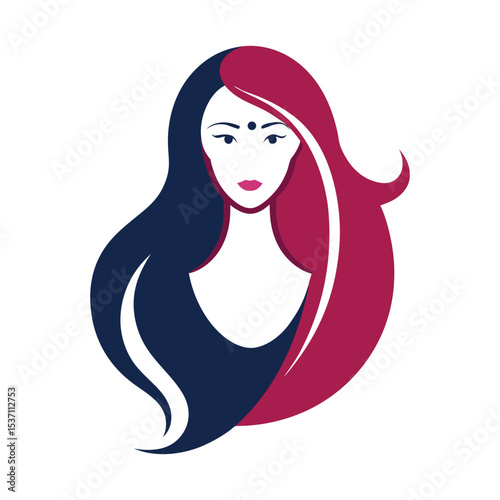 girl with long hair