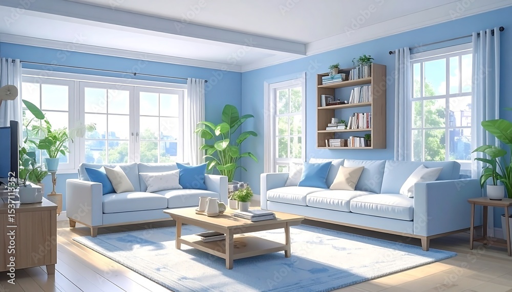 Fototapeta premium modern living room