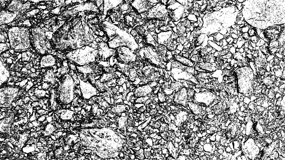 Obraz premium Rocky terrain texture