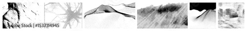 Vector Abstract linear formations depict geological structures and dynamic flow.