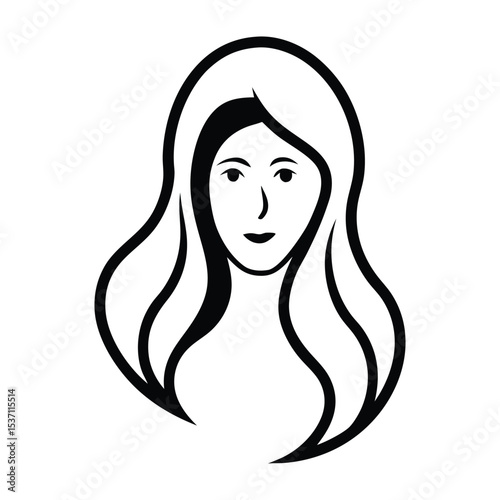girl with long hair
