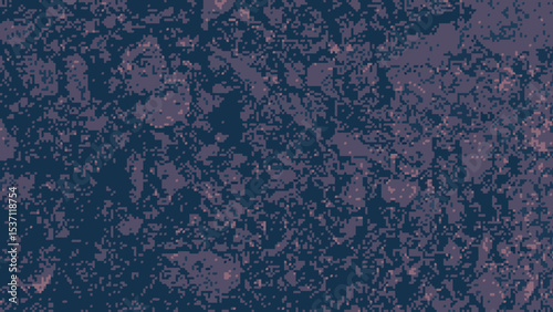 Rocky terrain pixel art