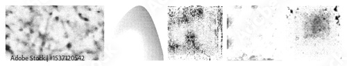 Vector Abstract geometric structures composed of scattered dots create a modern digital .