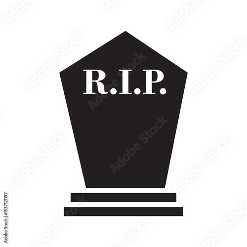  tombstone icon, simple vector eps