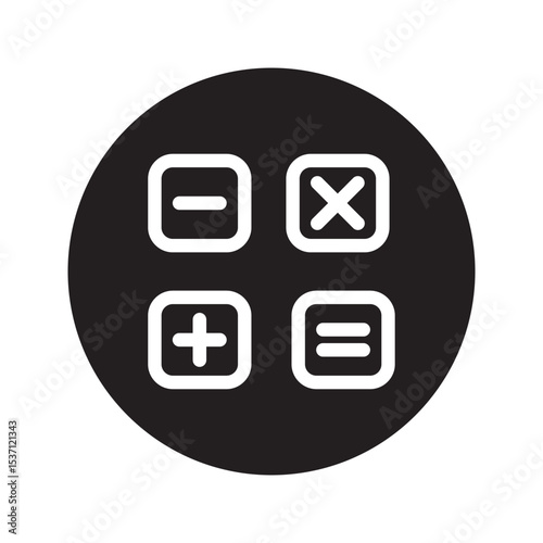 icon calculator. calculator logo for device. eps