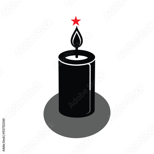  candle vector illustration