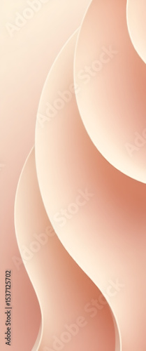 abstract waves background. Champagne beige and rose quartz gradient Luxurio