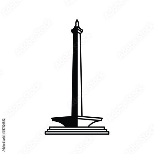 Vector illustration of Monas icon.