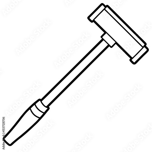 Minimal Reflex Hammer Line Art