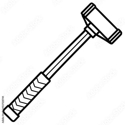 Minimal Reflex Hammer Line Art