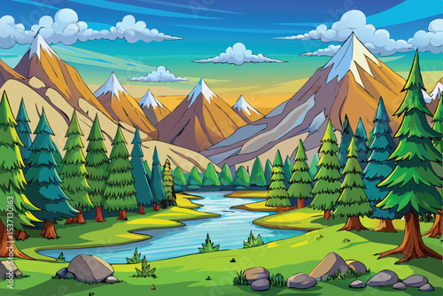 camping in the mountains