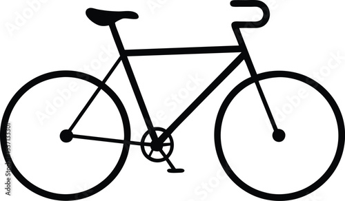 bicycle silhouette vector