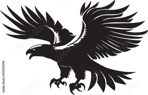 eagle with wings