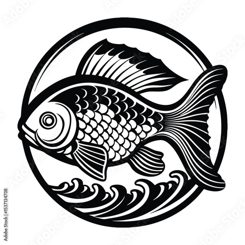 Tilapia fish artwork victor