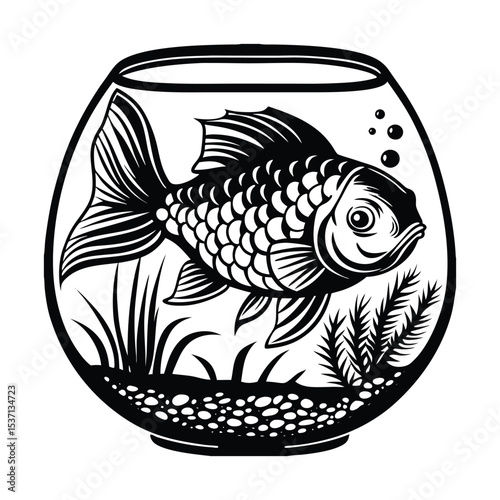 Tilapia fish artwork victor