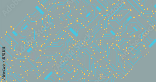 Microchip technology background. Abstract circuit, digital electronics scheme texture. Hardware motherboard, tech data recent vector pattern. 