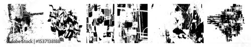 Vector Abstract black brushstroke typography spells FINISH.