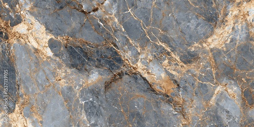 Luxury gray marble stone background with golden veins texture and design