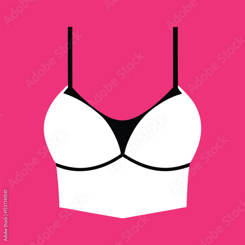 black bra  Vector art