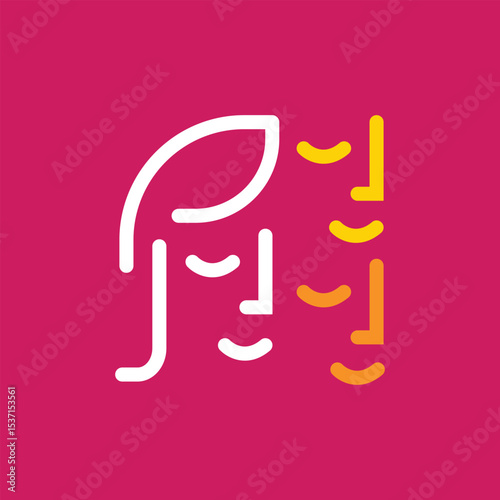 Sister Solidarity Logo Concept Illustration