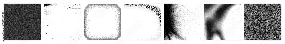 Fototapeta premium Vector Abstract vector shapes featuring a bottle lines and scattered dots.