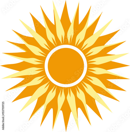 sun vector illustration