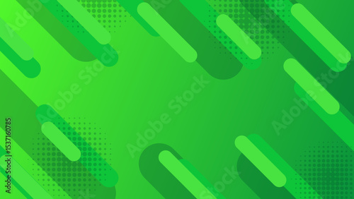 green hand print vector background