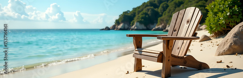 rustic driftwood beach chair handcrafted rope details secluded