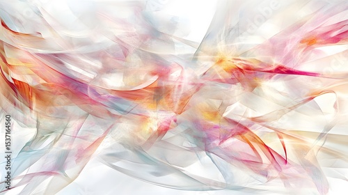 Abstract Pastel Swirls,  Dreamlike  Fluid Art Background