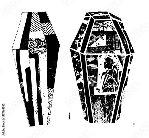 Vector Geometric coffins with abstract .
