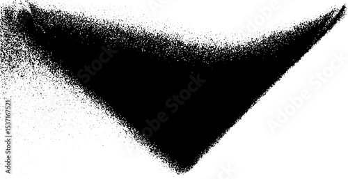 Asymmetric concrete wedge concept in high contrast black and white design