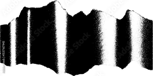 Abstract high contrast black and white barcode glitch pattern art