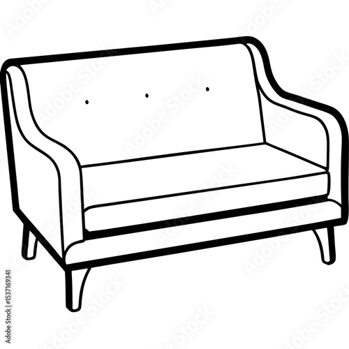 Modern Sofa Vector Design