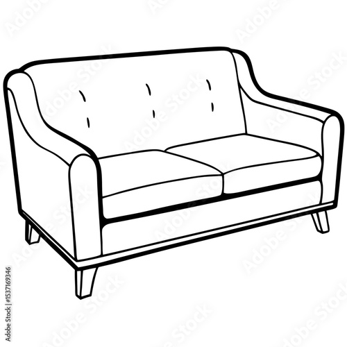 Modern Sofa Vector Design
